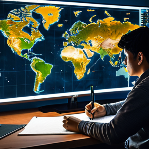 Home 6 Strategic Map Planning**
"A player in a dimly lit room, illuminated by the glow of a computer screen displaying the PUBG map. They are wearing comfortable, everyday clothing, fully clothed. The map is marked with strategic points and routes, showing the player planning a safe rotation path around the blue zone. Focus on the intensity of concentration and the strategic planning aspect. Include elements like a pen, notepad, and perhaps a half-empty bottle of water on the desk. Safe for work, appropriate content, professional, family-friendly, perfect anatomy, natural proportions."
**