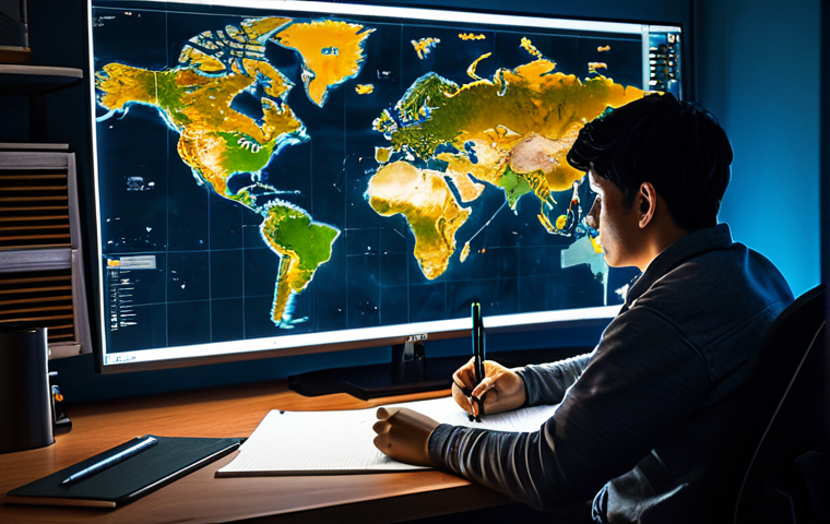 Strategic Map Planning**

"A player in a dimly lit room, illuminated by the glow of a computer screen displaying the PUBG map. They are wearing comfortable, everyday clothing, fully clothed. The map is marked with strategic points and routes, showing the player planning a safe rotation path around the blue zone. Focus on the intensity of concentration and the strategic planning aspect. Include elements like a pen, notepad, and perhaps a half-empty bottle of water on the desk. Safe for work, appropriate content, professional, family-friendly, perfect anatomy, natural proportions."

**
